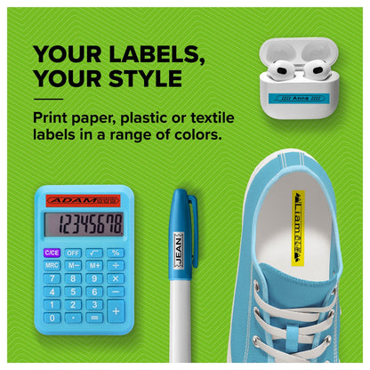 Dymo Letratag Band Metall silber 12 mm x 4 m