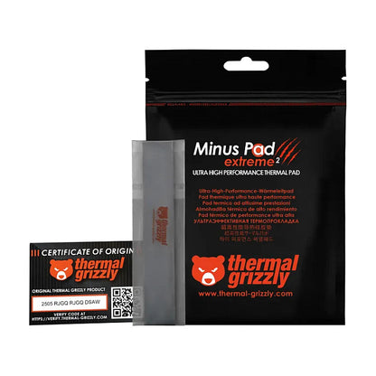 K Thermal Grizzly Minus Pad extreme 2 - 120x 20x 0,5 mm (grau)