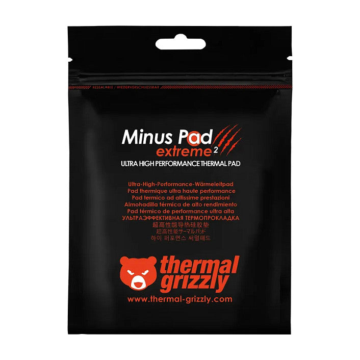K Thermal Grizzly Minus Pad extreme 2 - 120x 20x 0,5 mm (grau)