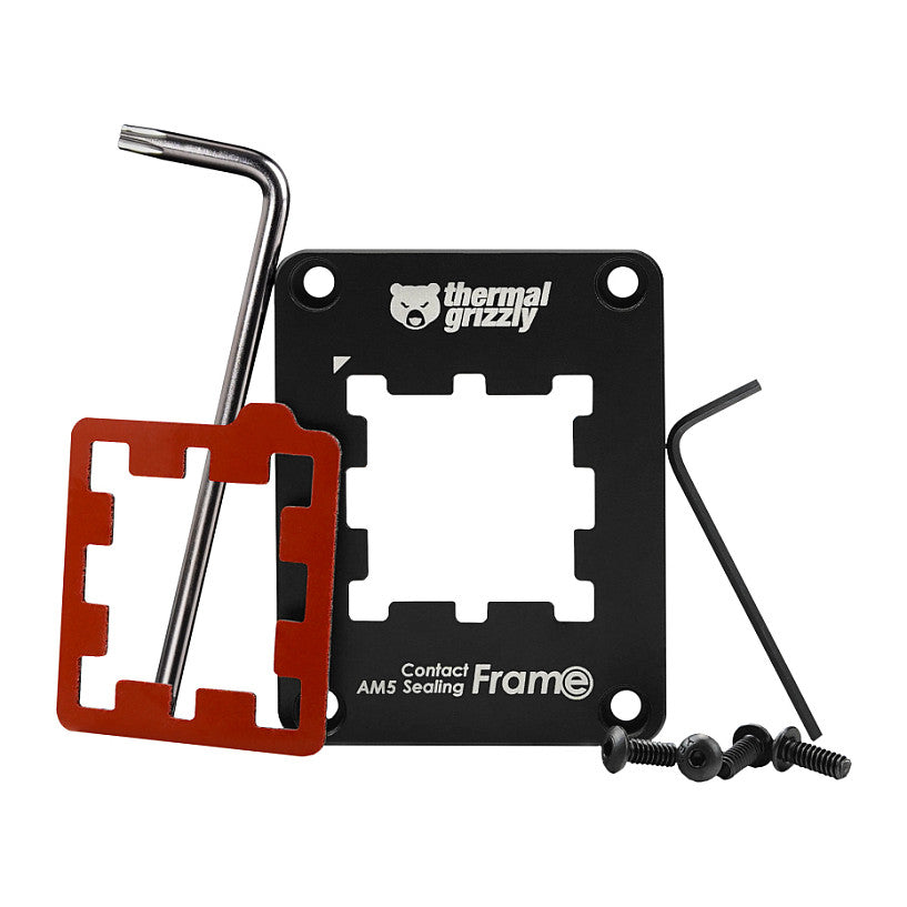 K Thermal Grizzly Contact Sealing Frame AM5 (schwarz, AMD-CPUs mit Sockel AM5)