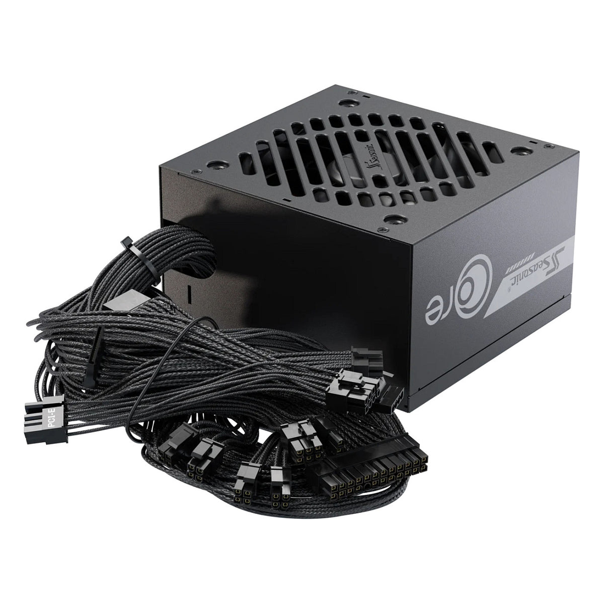 850W Seasonic CORE BC-850 ATX3.1 (schwarz, 1x 12-Pin High Power GPU, 3x PCIe, 850 Watt)
