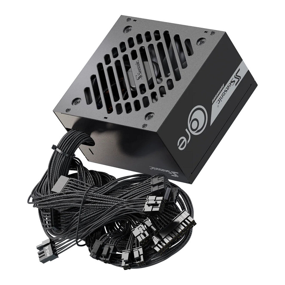 850W Seasonic CORE BC-850 ATX3.1 (schwarz, 1x 12-Pin High Power GPU, 3x PCIe, 850 Watt)