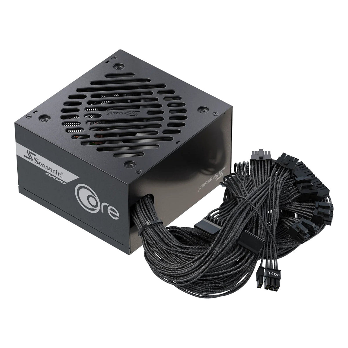850W Seasonic CORE BC-850 ATX3.1 (schwarz, 1x 12-Pin High Power GPU, 3x PCIe, 850 Watt)