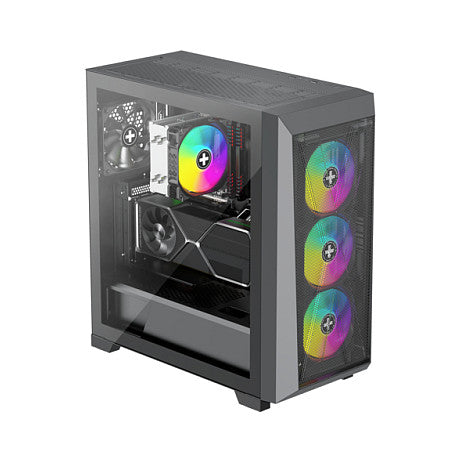 Xilence PCIe 4.0 Riser Kabel Set XZ107 (schwarz, fr Xilence X Case X912.ARGB Gaming Gehuse)