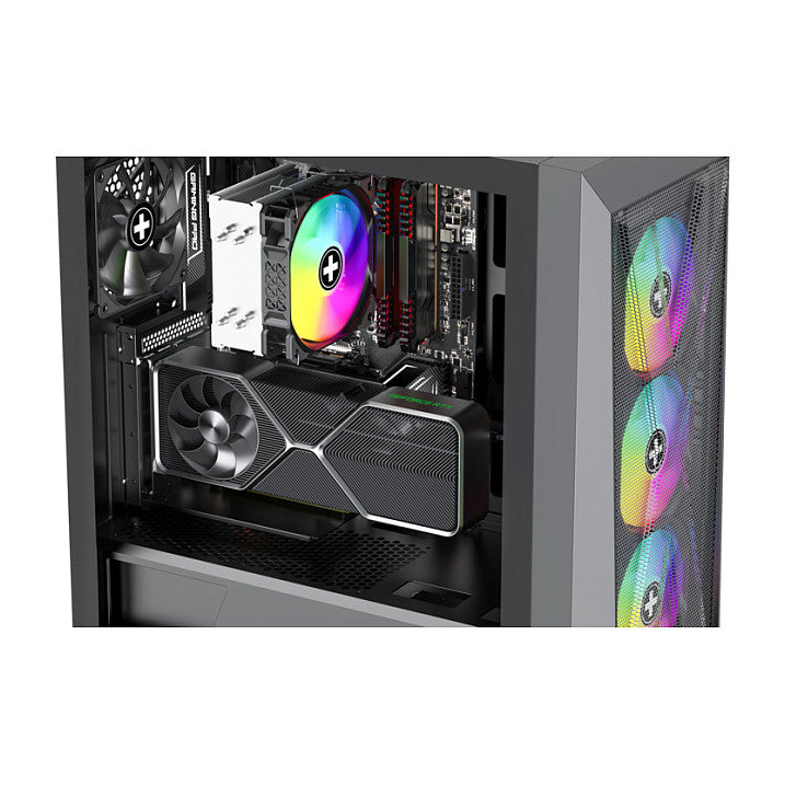Xilence PCIe 4.0 Riser Kabel Set XZ107 (schwarz, fr Xilence X Case X912.ARGB Gaming Gehuse)