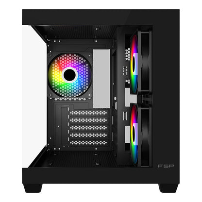 Fortron S140-BA (schwarz, Tempered Glass x 2)