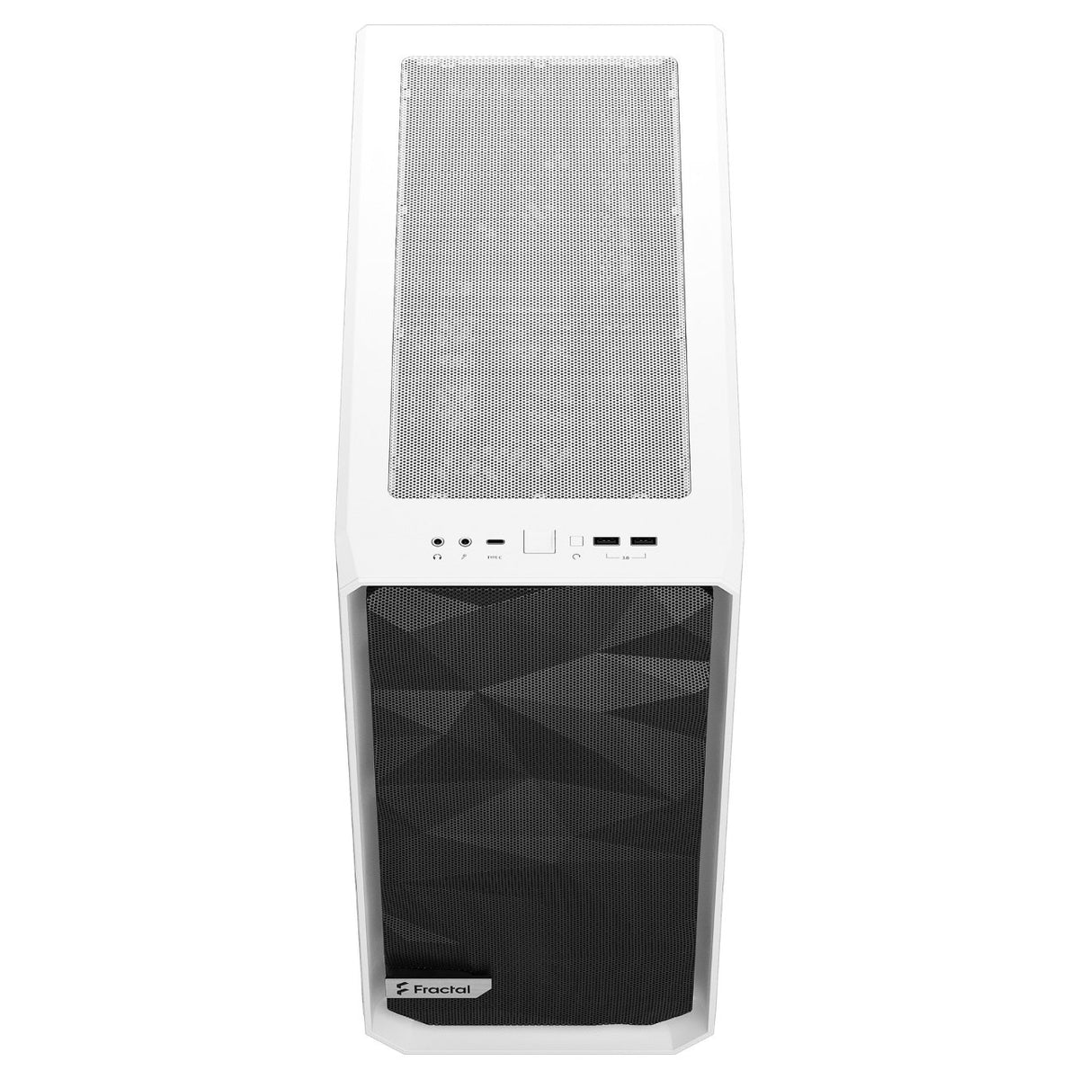 Fractal Design Meshify 2 Compact - schwarz/weiß - Clear Tempered Glass