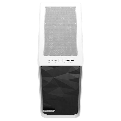 Fractal Design Meshify 2 Compact - schwarz/weiß - Clear Tempered Glass