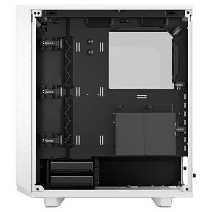 Fractal Design Meshify 2 Compact - schwarz/weiß - Clear Tempered Glass