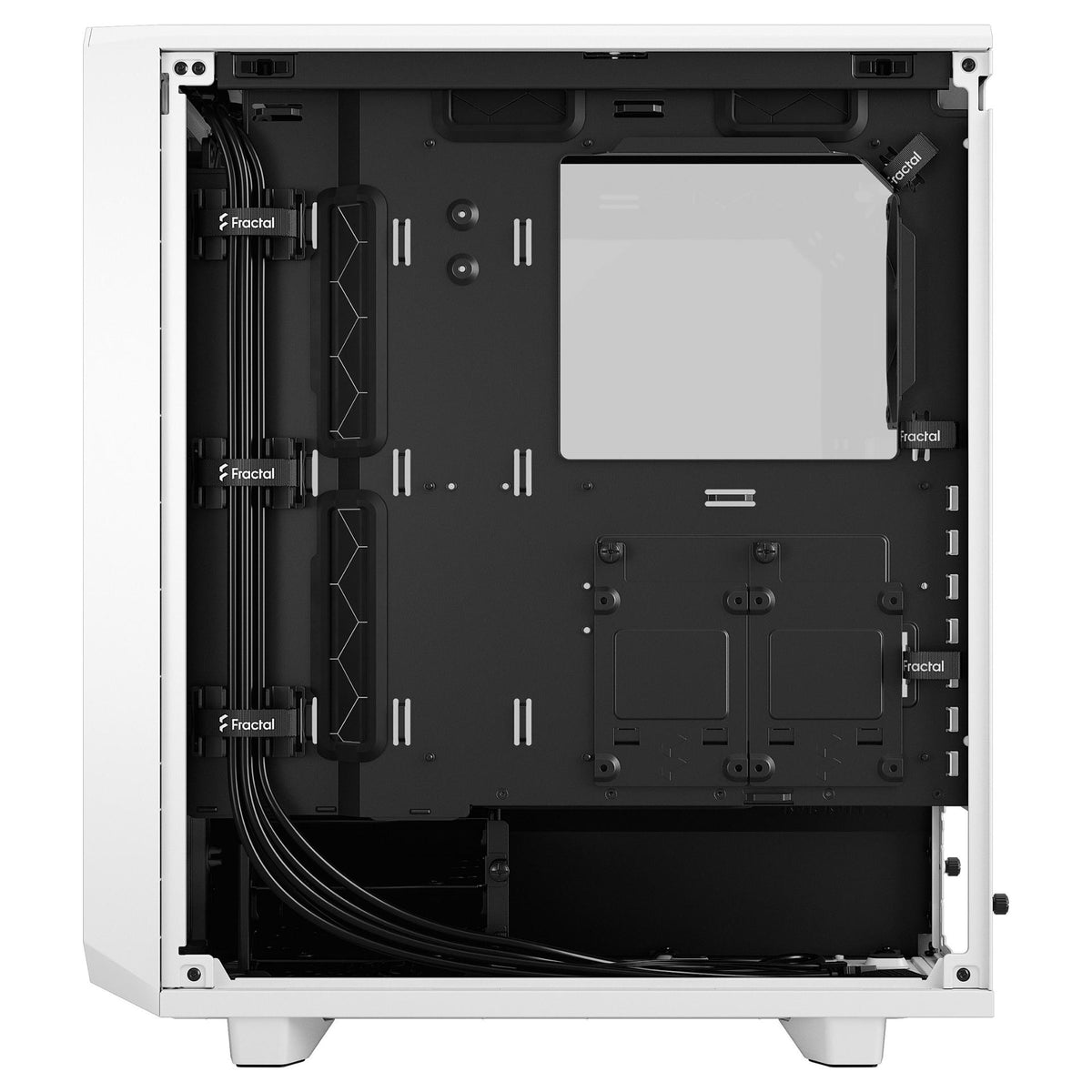 Fractal Design Meshify 2 Compact - schwarz/weiß - Clear Tempered Glass