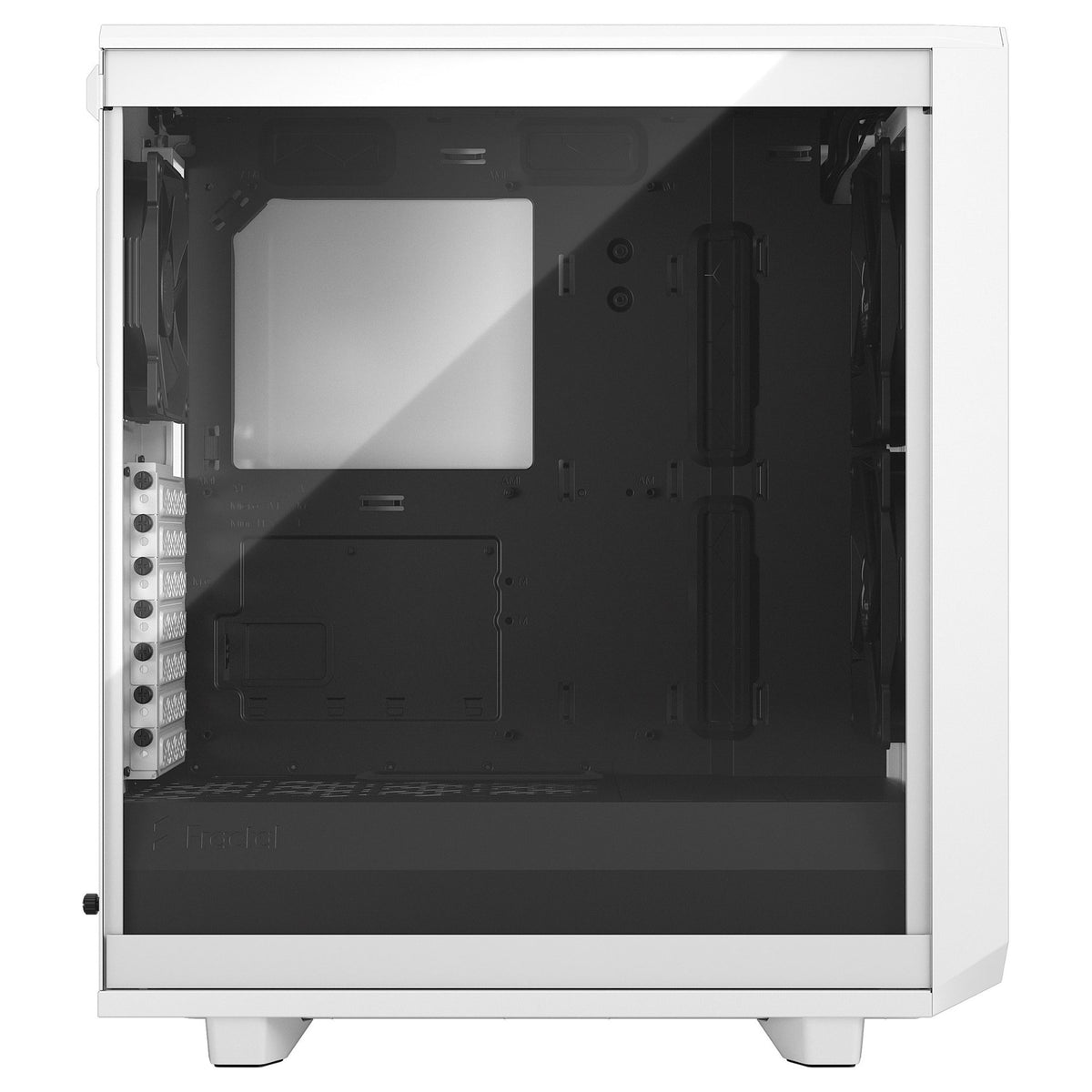 Fractal Design Meshify 2 Compact - schwarz/weiß - Clear Tempered Glass