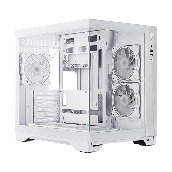 Chieftec Visio GM-30W-TG-OP (wei, Tempered Glass x 2)