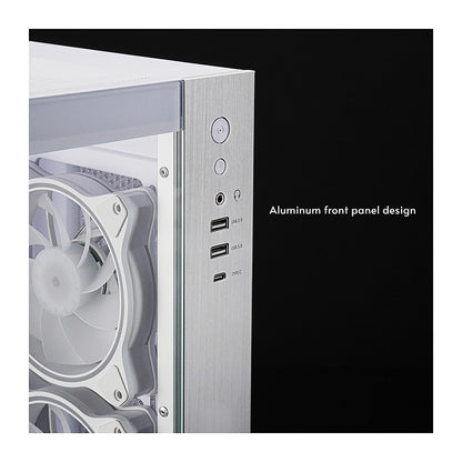 Chieftec Visio GM-30W-TG-OP (wei, Tempered Glass x 2)