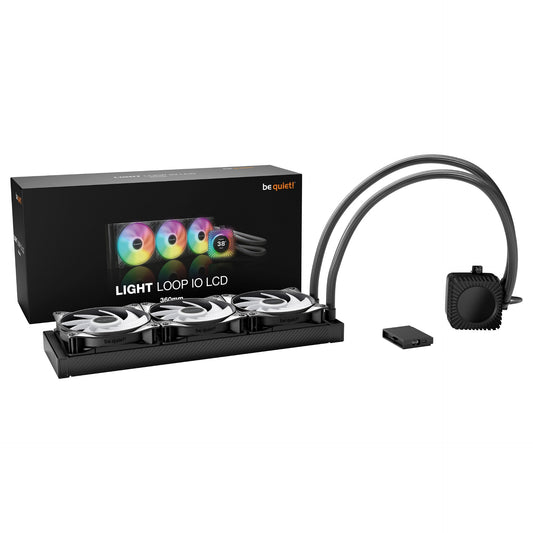 K be quiet! Light LOOP IO LCD 360 mm Wasserkühlung für Intel/AMD