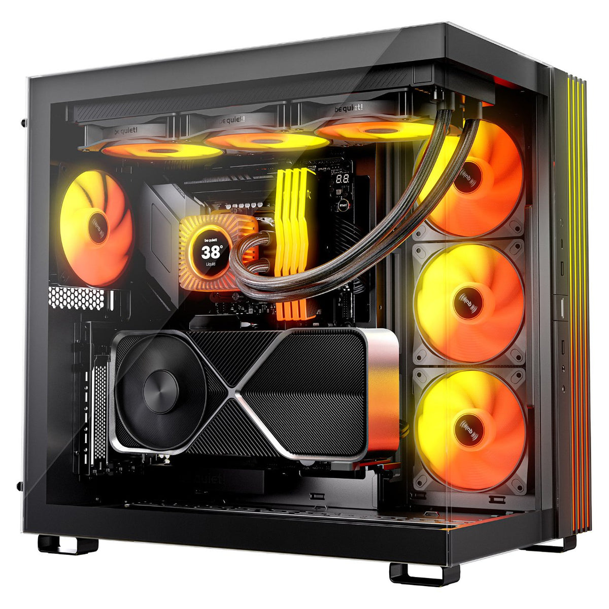 K be quiet! Light LOOP IO LCD 360 mm Wasserkühlung für Intel/AMD