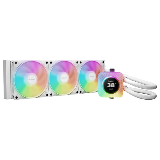 K be quiet! Light LOOP IO LCD 360 mm White Wasserkühlung für Intel/AMD