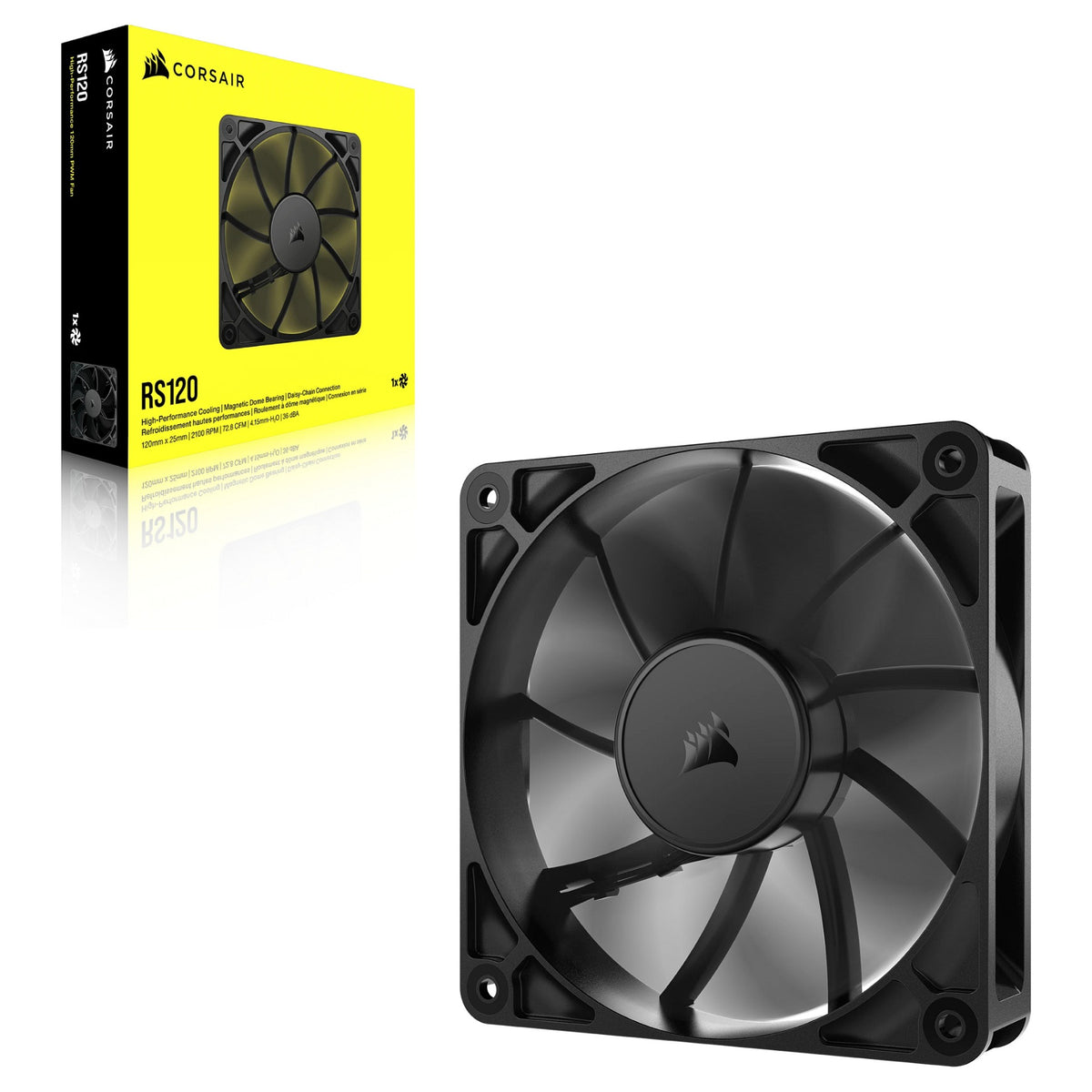 Corsair RS Series 120 PWM Fan 120mm Black