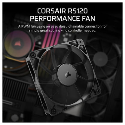 Corsair RS Series 120 PWM Fan 120mm Black