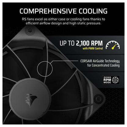 Corsair RS Series 120 PWM Fan 3-pack 120mm Black