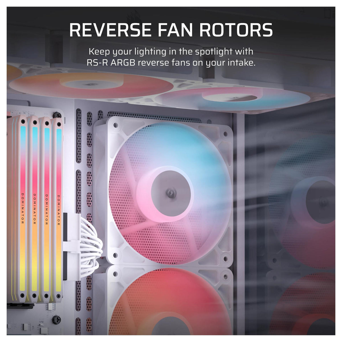 Corsair Fan 12012025 RS120-R White ARGB PWM Triple P.