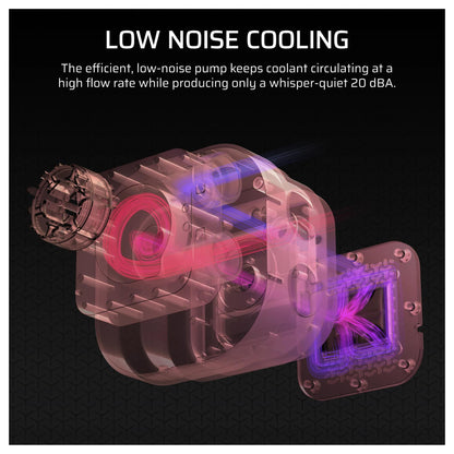 K Corsair WAK Nautilus 240 LCD White 240mm Radiator