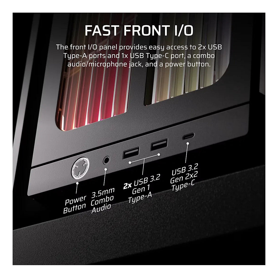 Corsair Frame 4000X RS Mid-Tower Case - Black