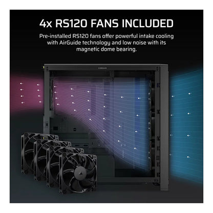 Corsair Frame 4000X RS Mid-Tower Case - Black