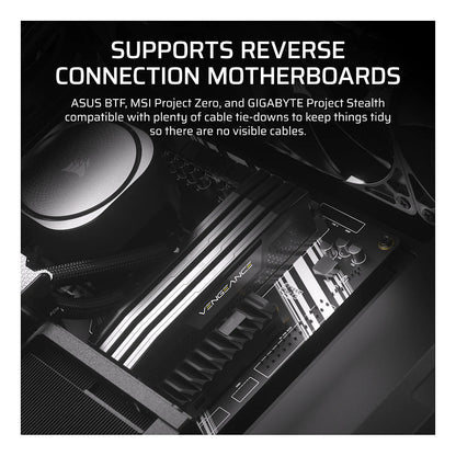 Corsair Frame 4000D RS - Midi-Tower Gaming - E-ATX - Side Panel with Window (Tempered Glass)