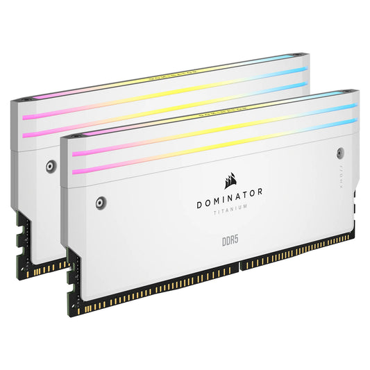 K Corsair DOMINATOR Titanium Light Enhancement Kit, RGB LED, White Heatsink Functional LEDs, no DRAM ICs (CMPLEKIT2W)