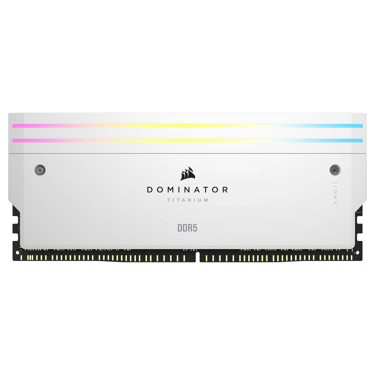K Corsair DOMINATOR Titanium Light Enhancement Kit, RGB LED, White Heatsink Functional LEDs, no DRAM ICs (CMPLEKIT2W)