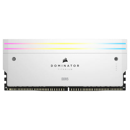 K Corsair DOMINATOR Titanium Light Enhancement Kit, RGB LED, White Heatsink Functional LEDs, no DRAM ICs (CMPLEKIT2W)
