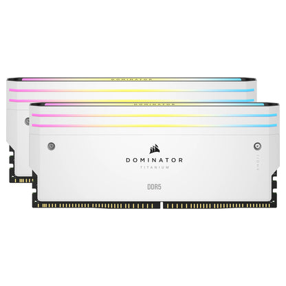 K Corsair DOMINATOR Titanium Light Enhancement Kit, RGB LED, White Heatsink Functional LEDs, no DRAM ICs (CMPLEKIT2W)