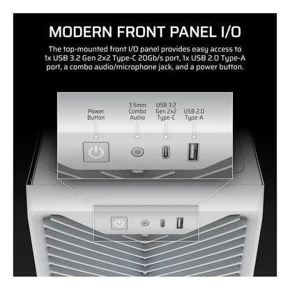 Corsair 3200D RS ARGB Mid tower ATX Side panel with window (tempered glass)