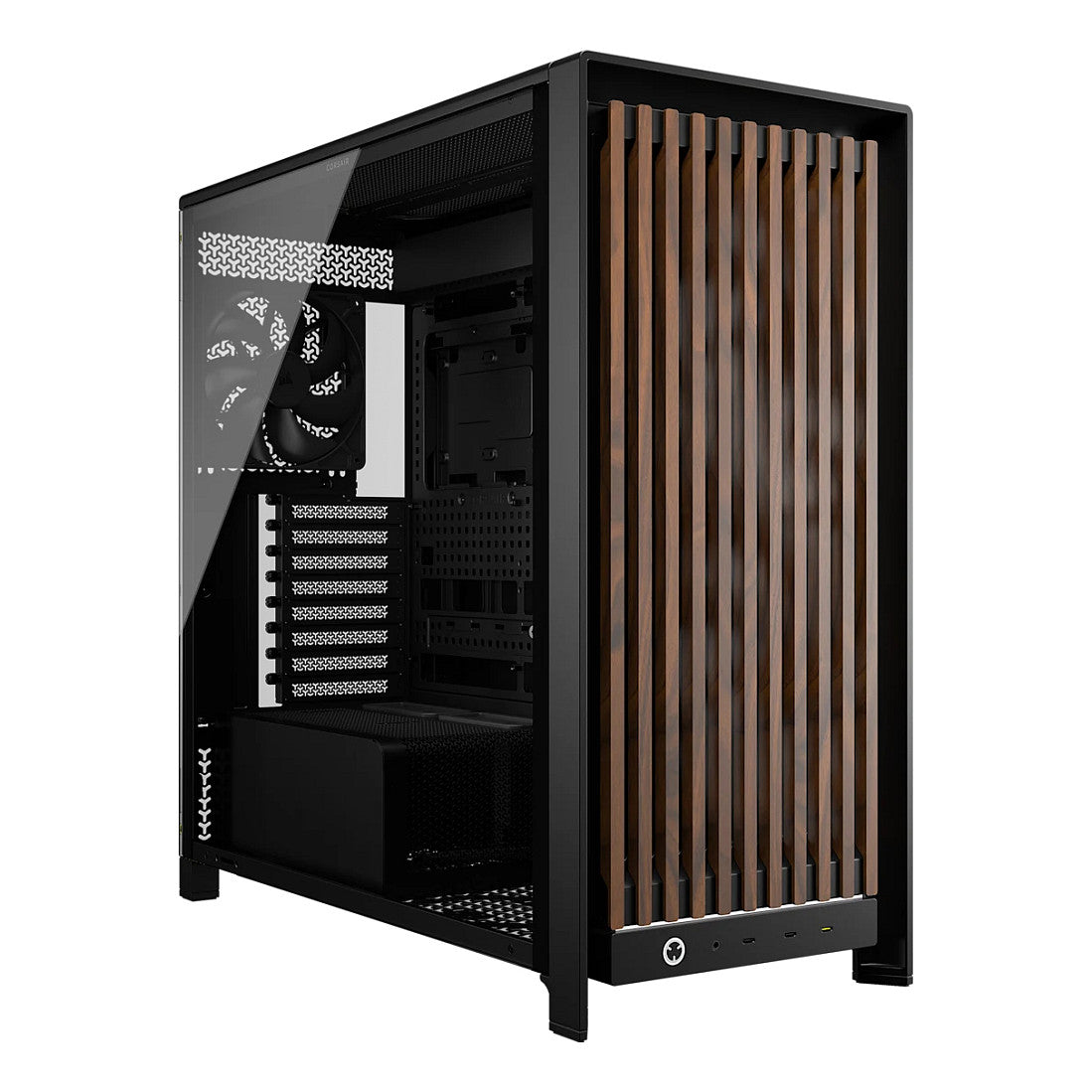 CORSAIR Geh FRAME 5000D Wood RS Performance Black/Walnut