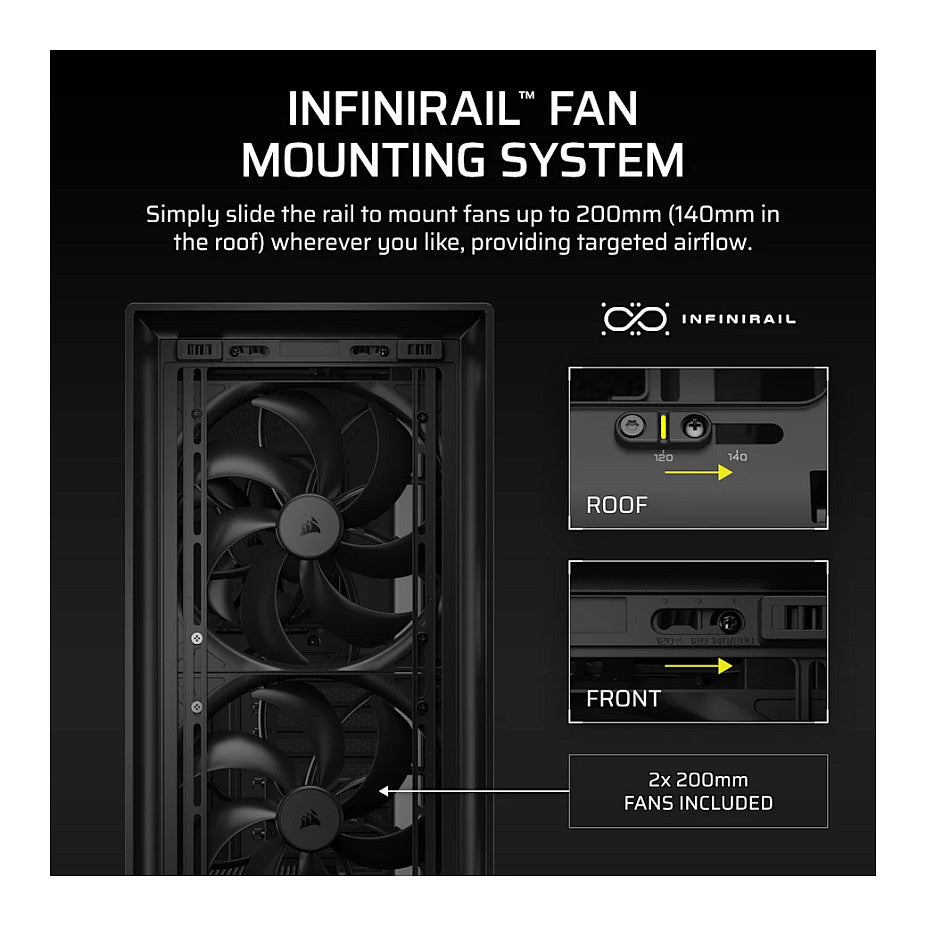 CORSAIR Geh FRAME 5000D Wood RS Performance Black/Walnut