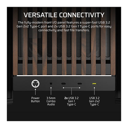 CORSAIR Geh FRAME 5000D Wood RS Performance Black/Walnut