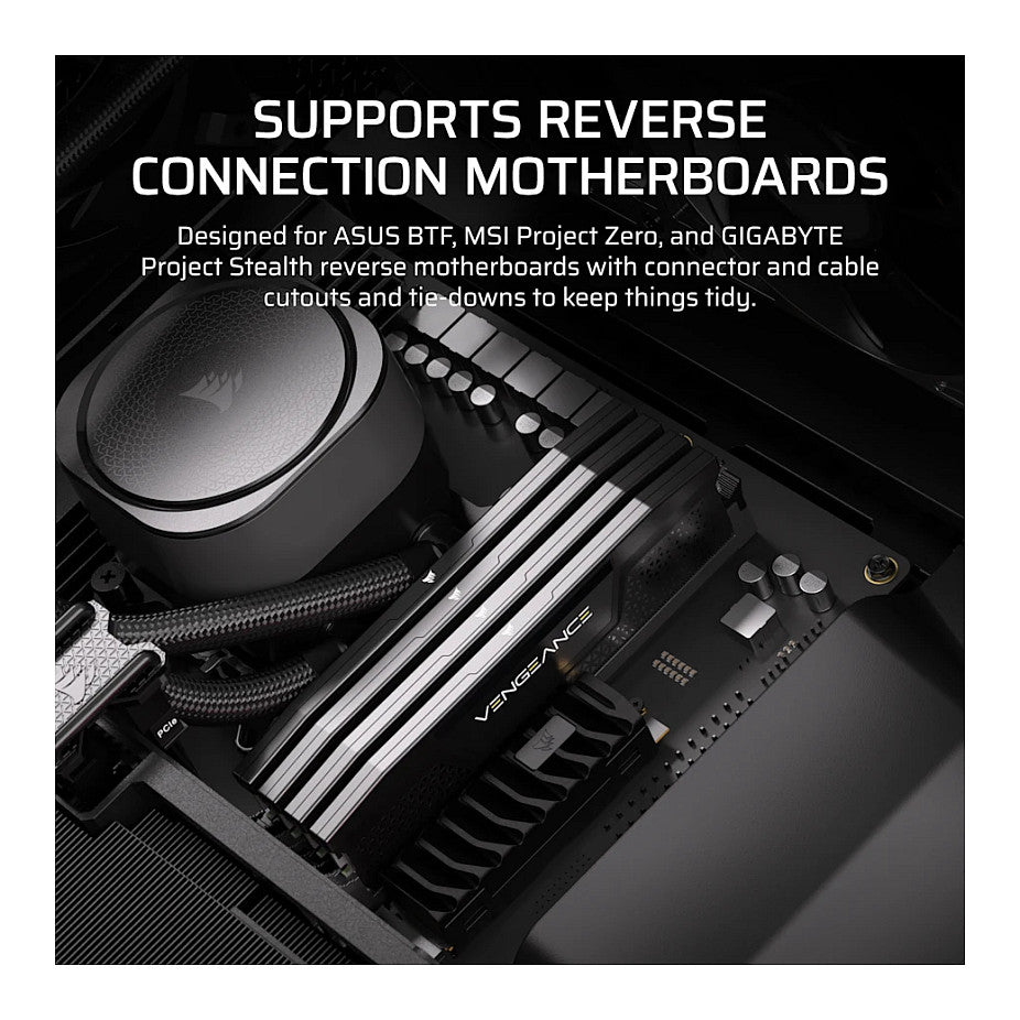 CORSAIR Geh FRAME 5000D Wood RS Performance Black/Walnut