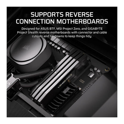 CORSAIR Geh FRAME 5000D Wood RS Performance Black/Walnut
