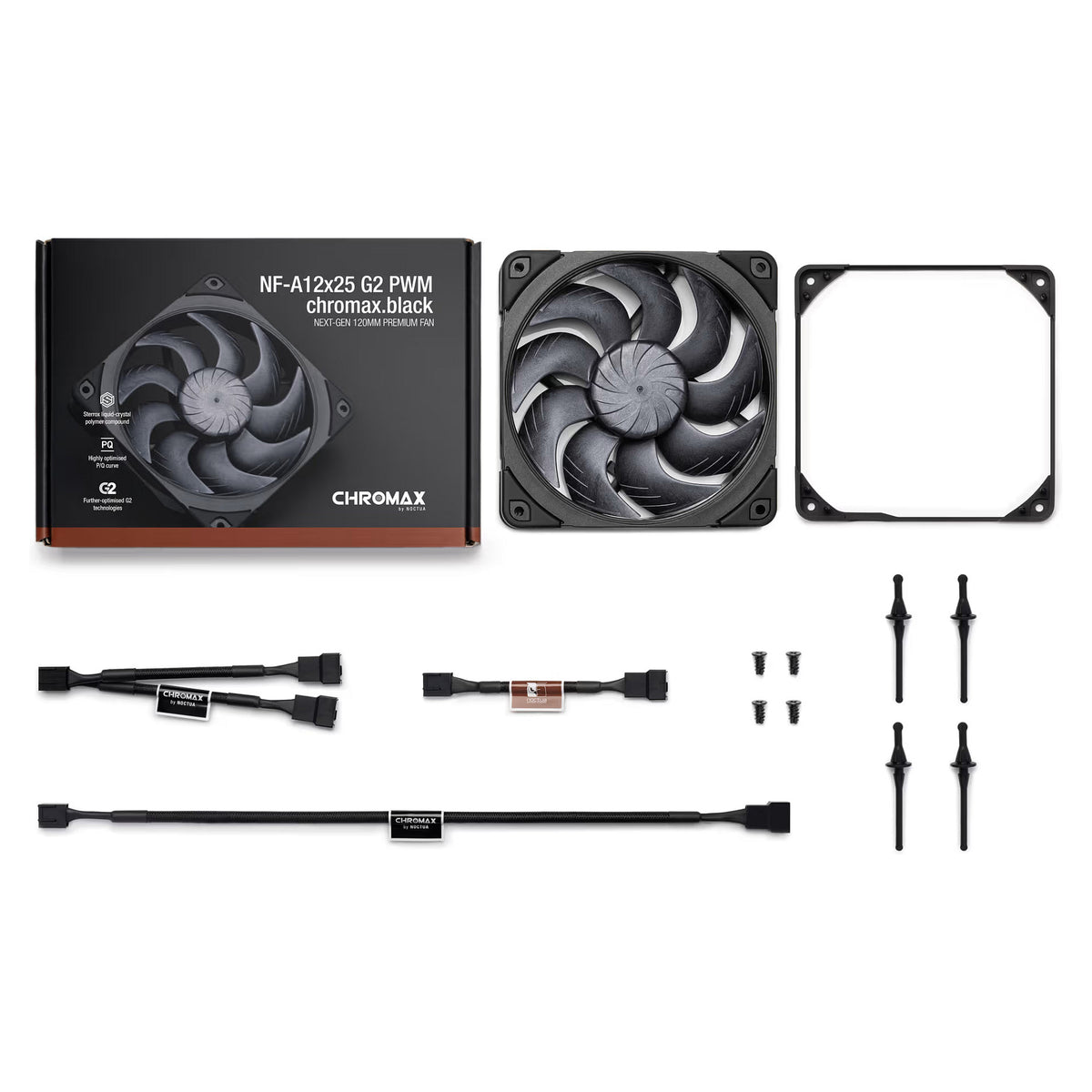Noctua Noctua NF-A12x25 G2 PWM chromax.black