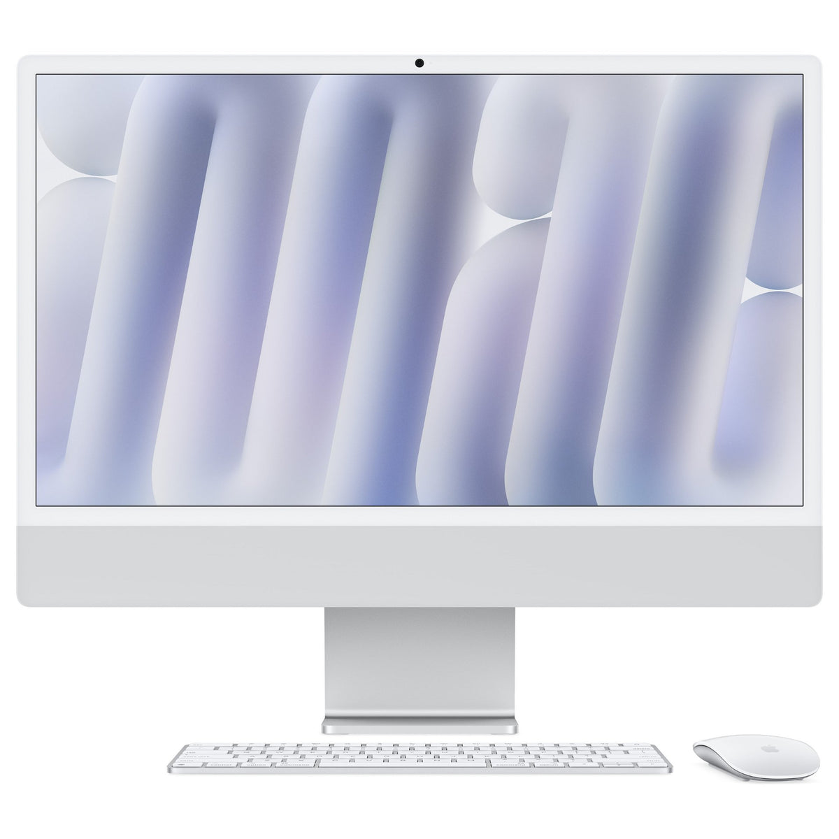 iMac Z1E2 59,62cm 23,5Zoll Standardglas M4 8C CPU/8C GPU/16C N.E. 16GB 1TB SSD Ohne Eth MM MaKey DE Silber