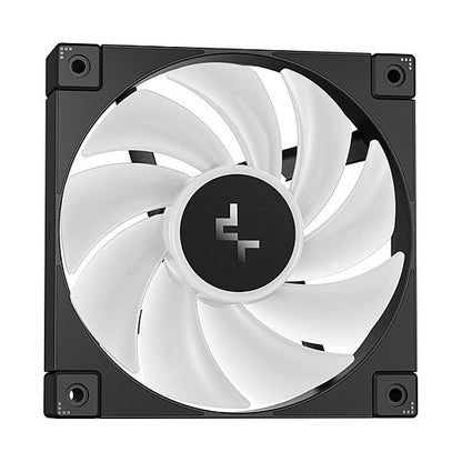 K DeepCool LT240 All-in-one Liquid Cooler 12cm 600 RPM 2400 RPM 72.04 Cfm Weak