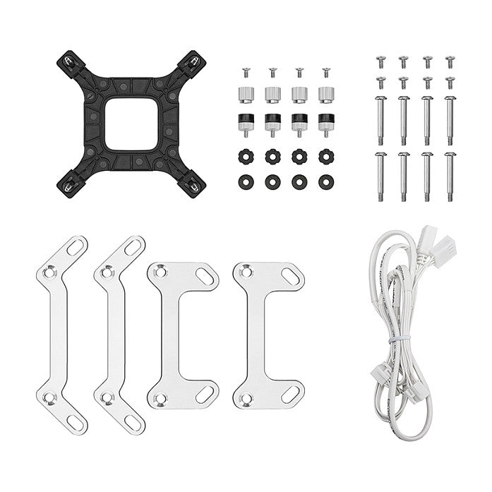 K DeepCool LT240 All-in-one Liquid Cooler 12cm 600 RPM 2400 RPM 72.04 Cfm White
