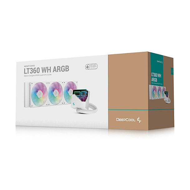 K DeepCool LT360 All-in-one Liquid Cooler 12cm 600 RPM 2400 RPM 72.04 Cfm White