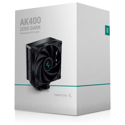 K DeepCool AK400 Zero Dark Black Air Cooling