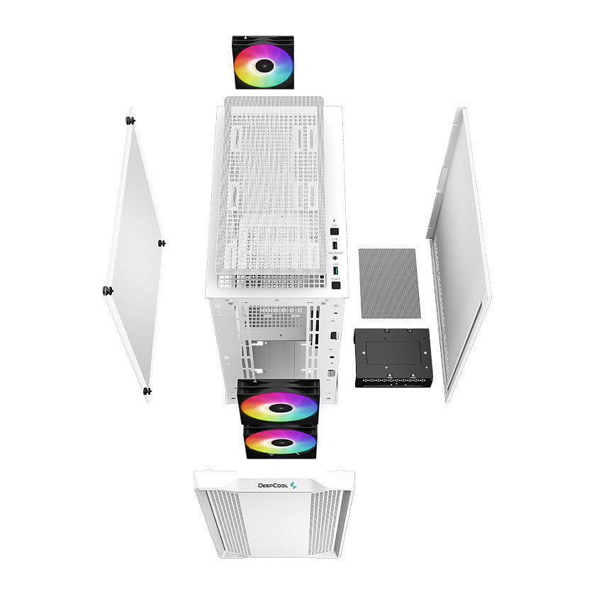 DeepCool CC360 WH ARGB Mini ITX without Power Supply White