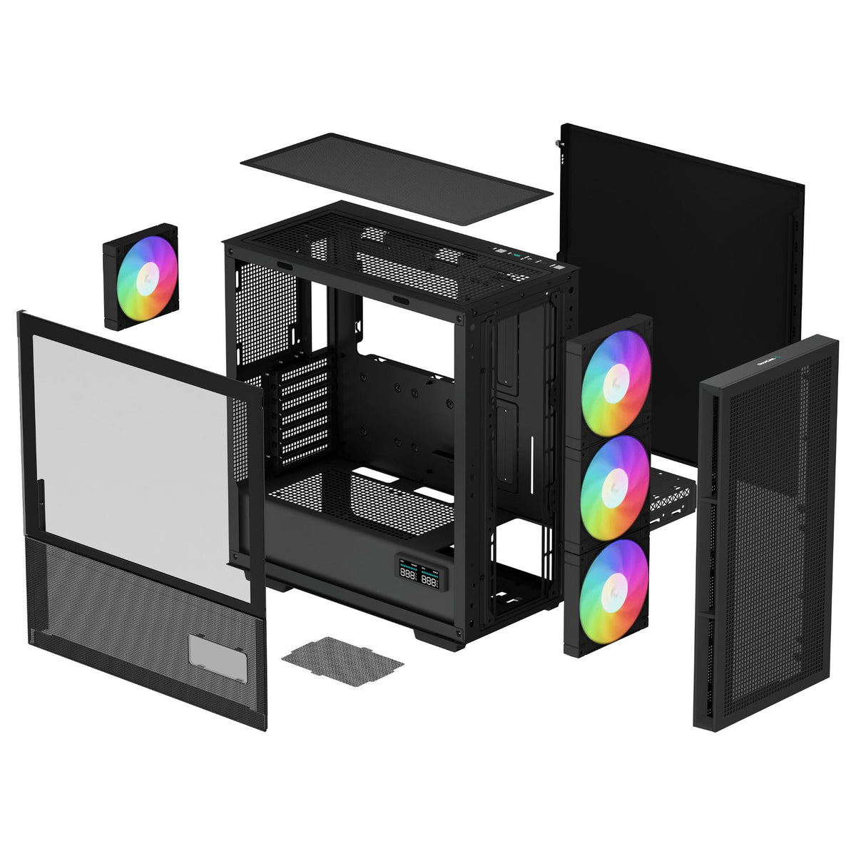DeepCool CH560 Digital Black Tempered Glass