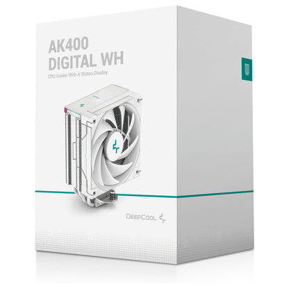 K DeepCool AK400 Digital WH White Air Cooling