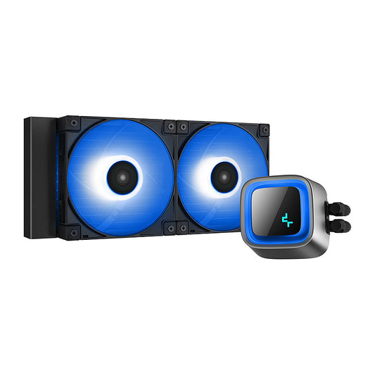 K DeepCool LS520 Processors Liquid Cooling System 1-Pack Black 120mm