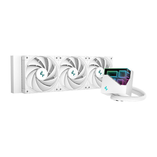 K DeepCool LT720 Processors Liquid Cooling System 1-Pack White 120mm