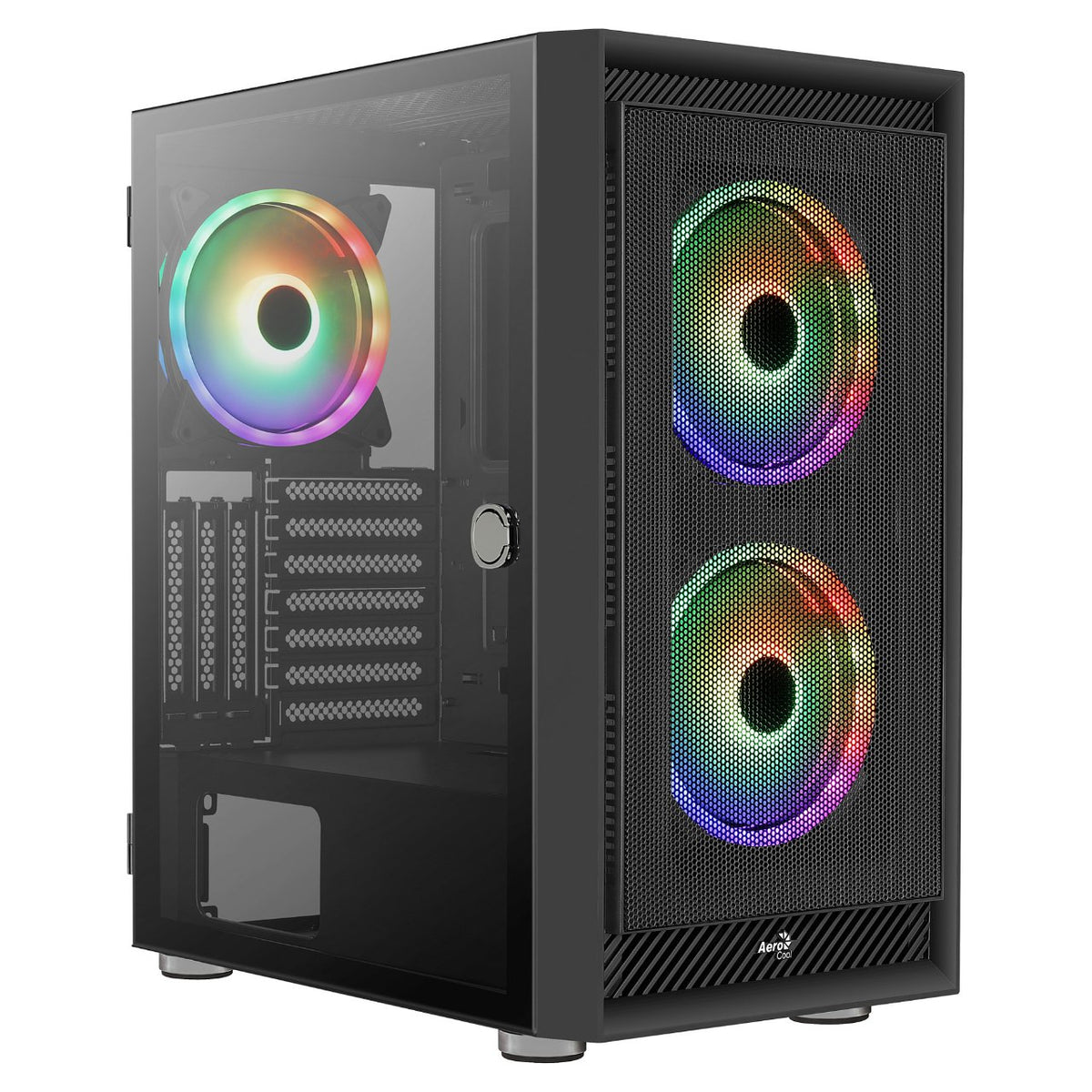 AeroCool Geh Midi Graphite black v3 MicroATX/ATX/MiniITX o.N
